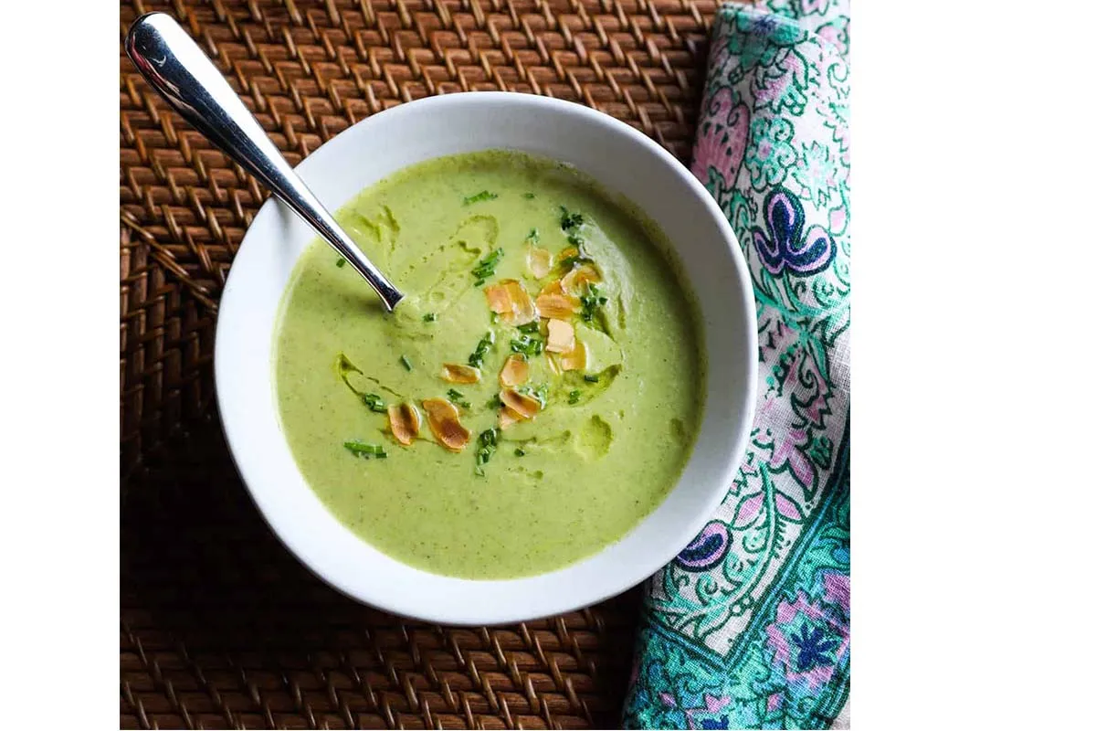 Broccoli Almond Soup