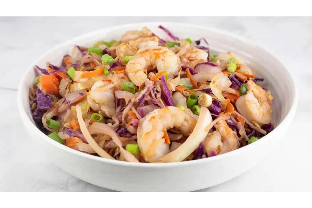 Shrimp Egg Roll in a Bowl Meal Prep