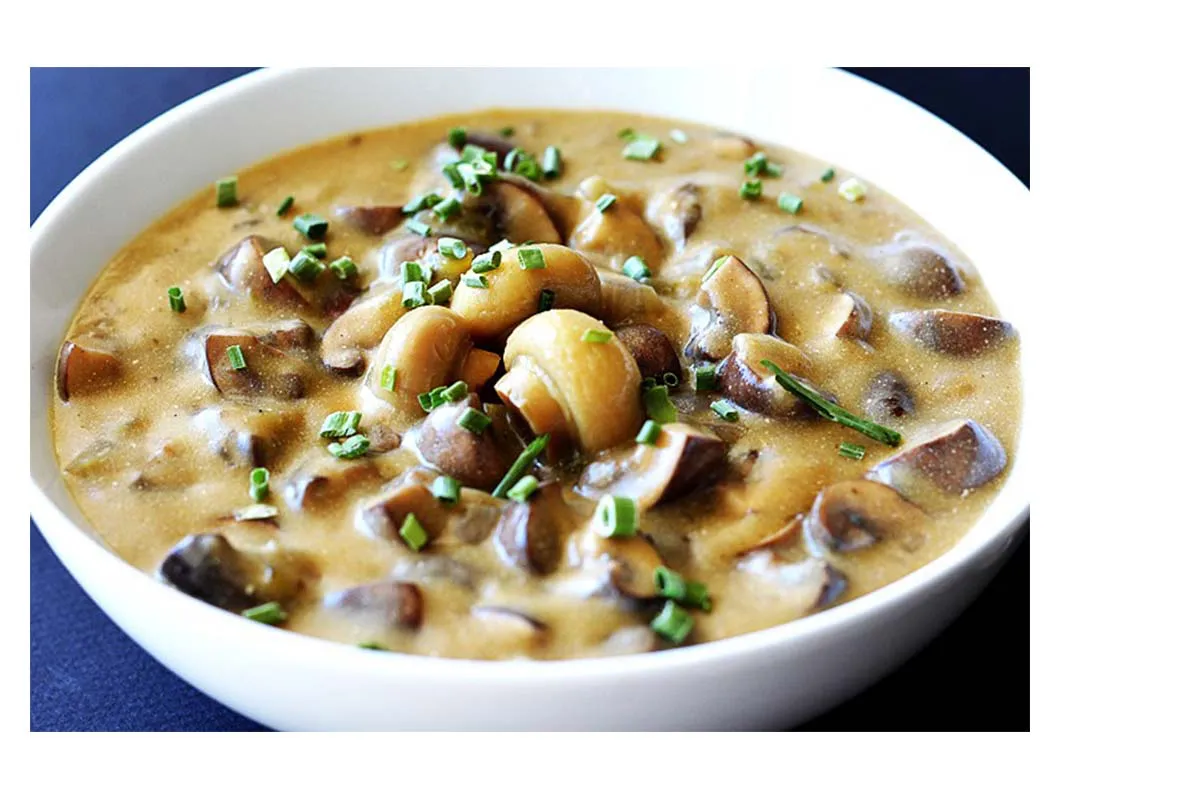 Vegan Cream of Mushroom Soup