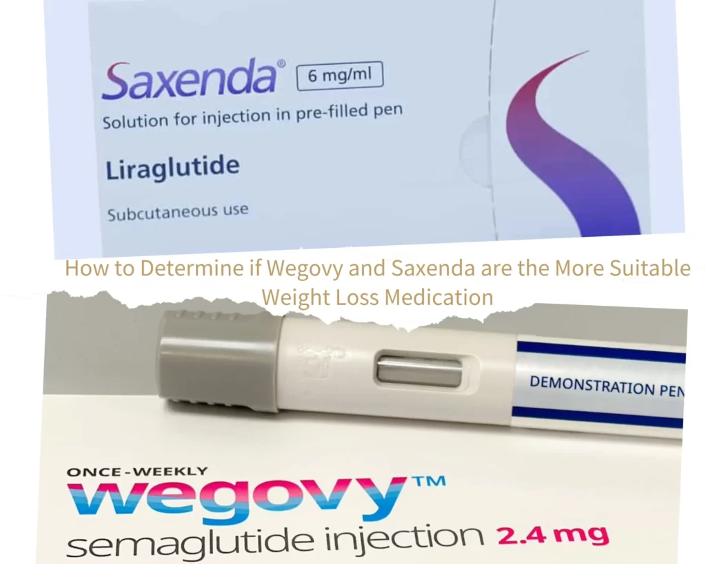 How to Determine if Wegovy and Saxenda are the More Suitable Weight Loss Medication